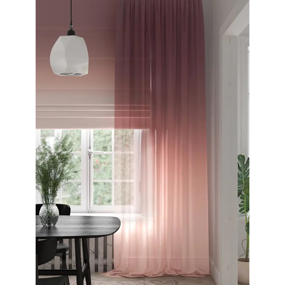 Фото 4 Тюль на ленте At Home Шемтинс 150x280 см вуаль цвет розовый AA974351 Фото 4 Тюль на ленте At Home Шемтинс 150x280 см вуаль цвет розовый AA974351