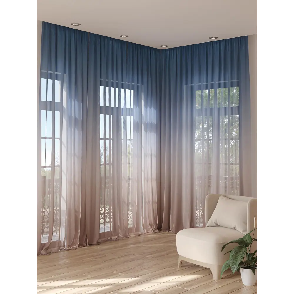Фото 3 Тюль на ленте At Home Мертенвис 150x280 см вуаль цвет коричневый AA974354 Фото 3 Тюль на ленте At Home Мертенвис 150x280 см вуаль цвет коричневый AA974354