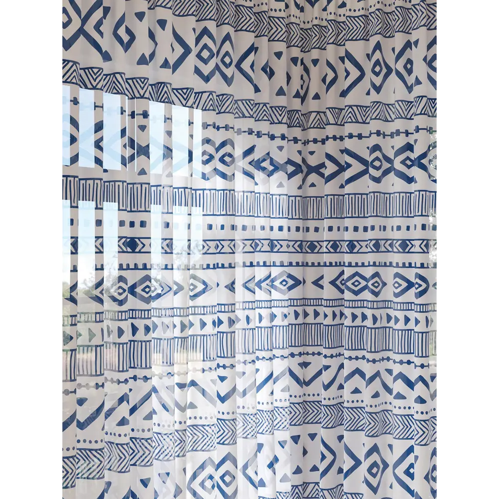 Фото 2 Тюль на ленте At Home Венетик 150x280 см вуаль цвет синий/голубой AA974461 Фото 2 Тюль на ленте At Home Венетик 150x280 см вуаль цвет синий/голубой AA974461