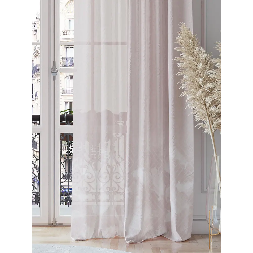 Фото 3 Тюль на ленте At Home Лимонкирс 150x260 см вуаль цвет белый AA542019 Фото 3 Тюль на ленте At Home Лимонкирс 150x260 см вуаль цвет белый AA542019