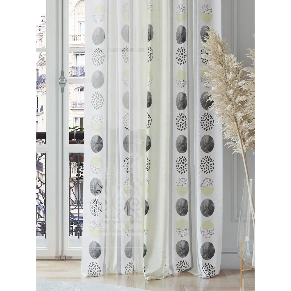 Фото 3 Тюль на ленте At Home Рилорикрос 150x260 см вуаль цвет серебристый/белый/серый AA542120 Фото 3 Тюль на ленте At Home Рилорикрос 150x260 см вуаль цвет серебристый/белый/серый AA542120