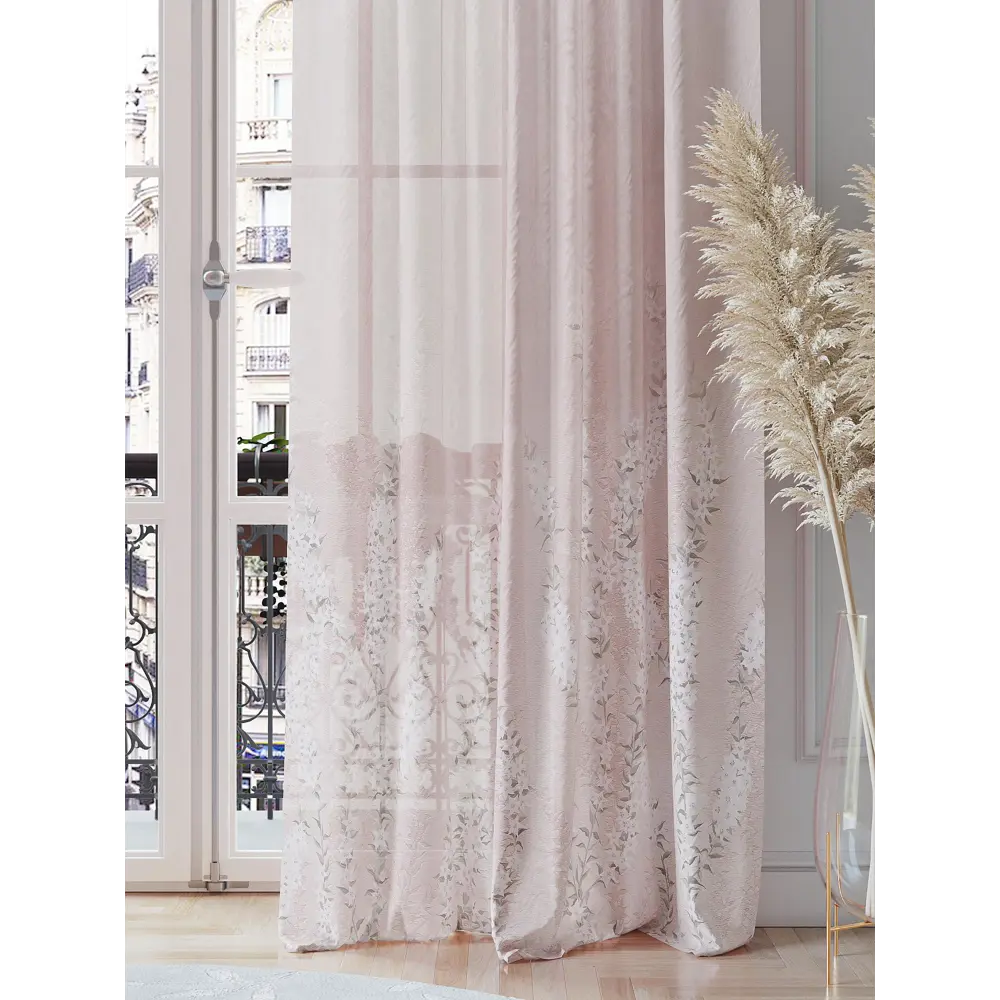 Фото 3 Тюль на ленте At Home Киманрис 150x260 см вуаль цвет белый AA542177