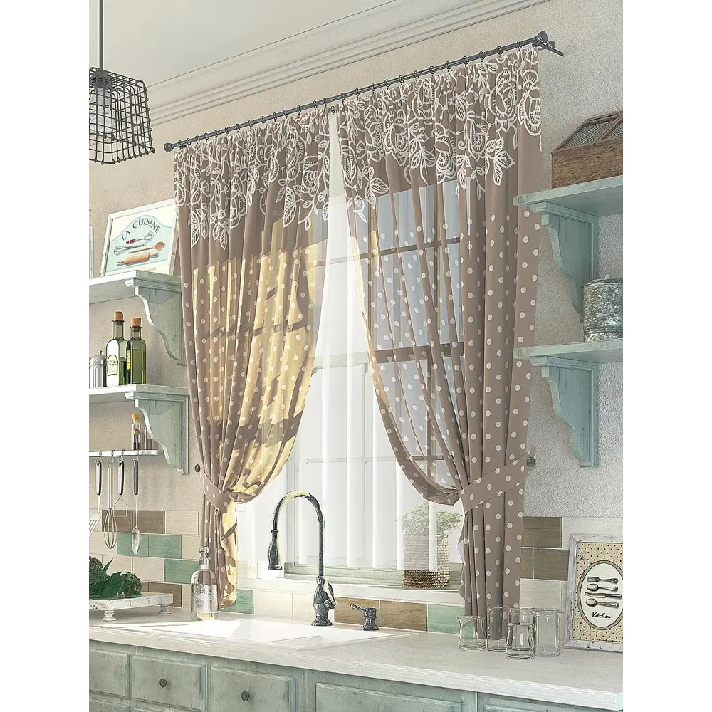Фото Тюль на ленте At Home Офион 150x180 см вуаль цвет белый AA976026 Фото Тюль на ленте At Home Офион 150x180 см вуаль цвет белый AA976026