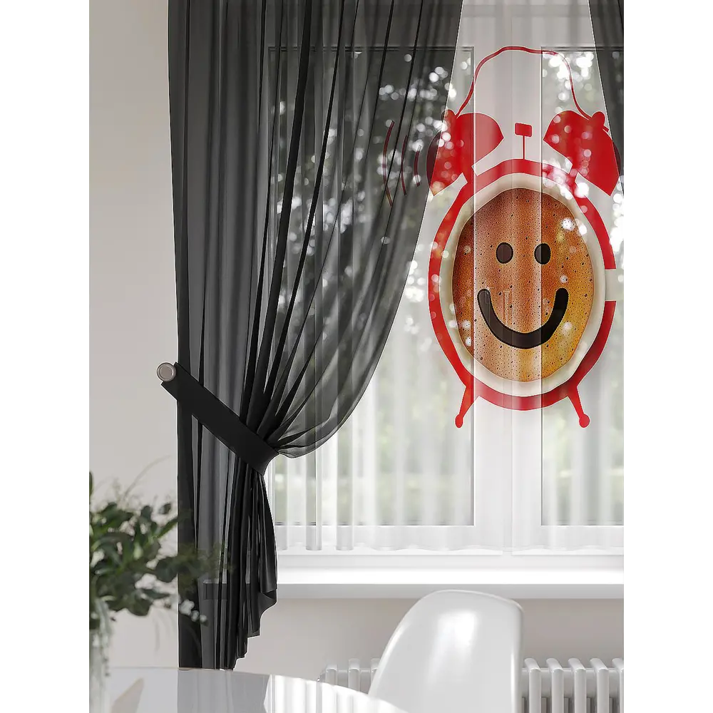 Фото 2 Тюль на ленте At Home Мирисент 145x180 см вуаль цвет белый/красный/оранжевый AA550208 Фото 2 Тюль на ленте At Home Мирисент 145x180 см вуаль цвет белый/красный/оранжевый AA550208