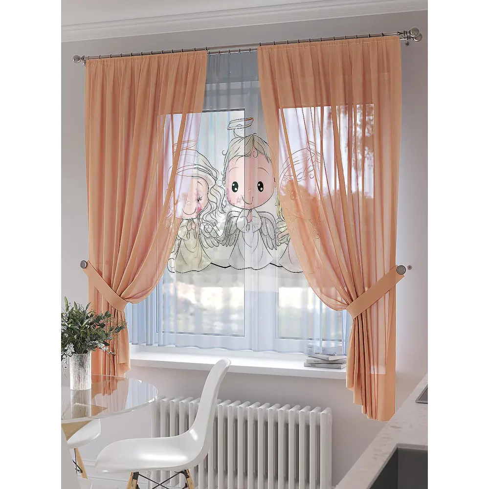 Фото 3 Тюль на ленте At Home Длервис 145x180 см вуаль цвет белый/синий/голубой/черный AA550092 Фото 3 Тюль на ленте At Home Длервис 145x180 см вуаль цвет белый/синий/голубой/черный AA550092