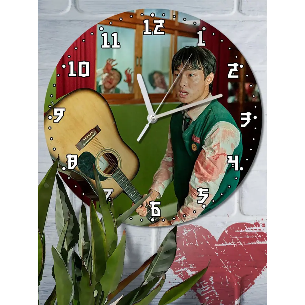 Фото 6 Настенные часы круглые 27 см Бруталити дорамы Jigeum uri hakgyoneun - 3986 цвет черный Фото 6 Настенные часы круглые 27 см Бруталити дорамы Jigeum uri hakgyoneun - 3986 цвет черный