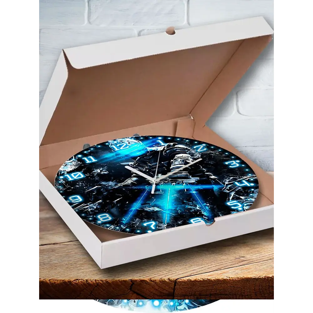 Фото 3 Настенные часы круглые 27 см Бруталити игры Dead Space 3 4695 цвет черный