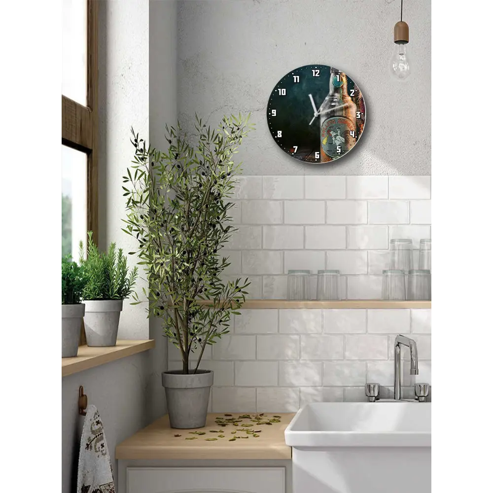 Фото Настенные часы круглые 27 см Бруталити Игры Far Cry 6 - 2351 цвет черный Фото Настенные часы круглые 27 см Бруталити Игры Far Cry 6 - 2351 цвет черный