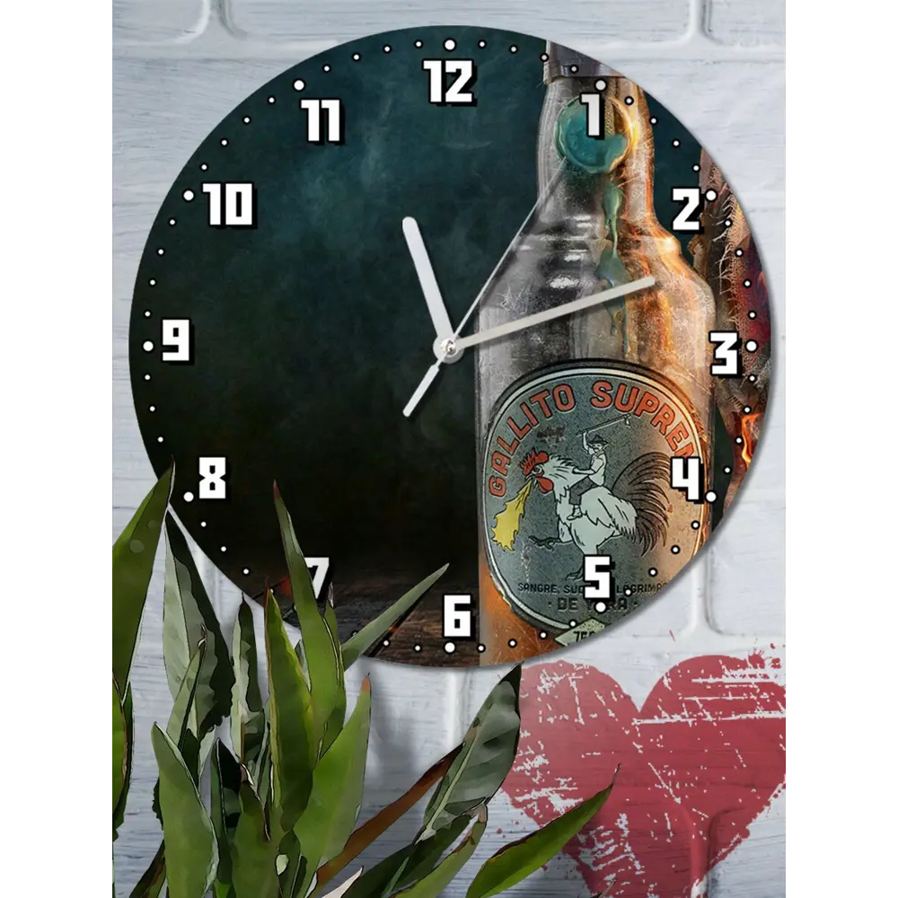 Фото 2 Настенные часы круглые 27 см Бруталити Игры Far Cry 6 - 2351 цвет черный Фото 2 Настенные часы круглые 27 см Бруталити Игры Far Cry 6 - 2351 цвет черный