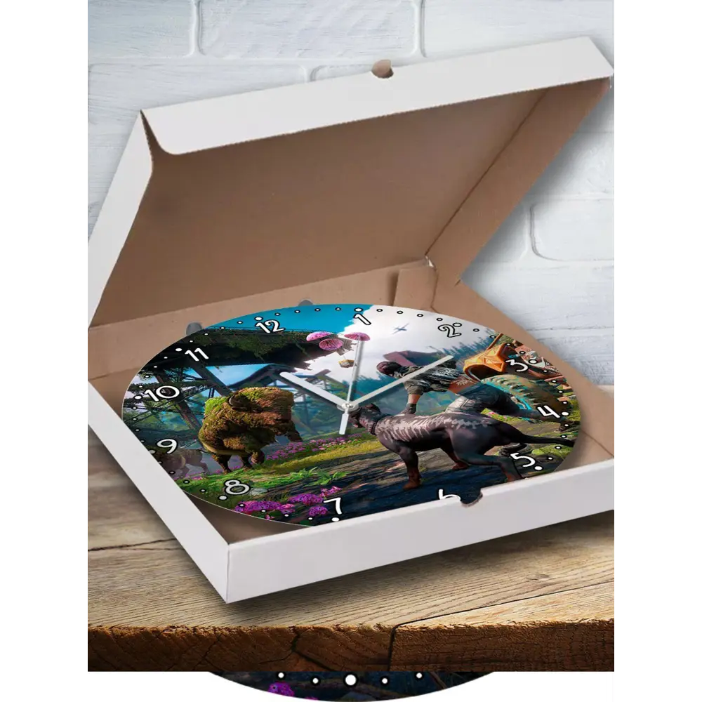 Фото Настенные часы круглые 27 см Бруталити игры Far Cry New Dawn - 3561 цвет черный Фото Настенные часы круглые 27 см Бруталити игры Far Cry New Dawn - 3561 цвет черный