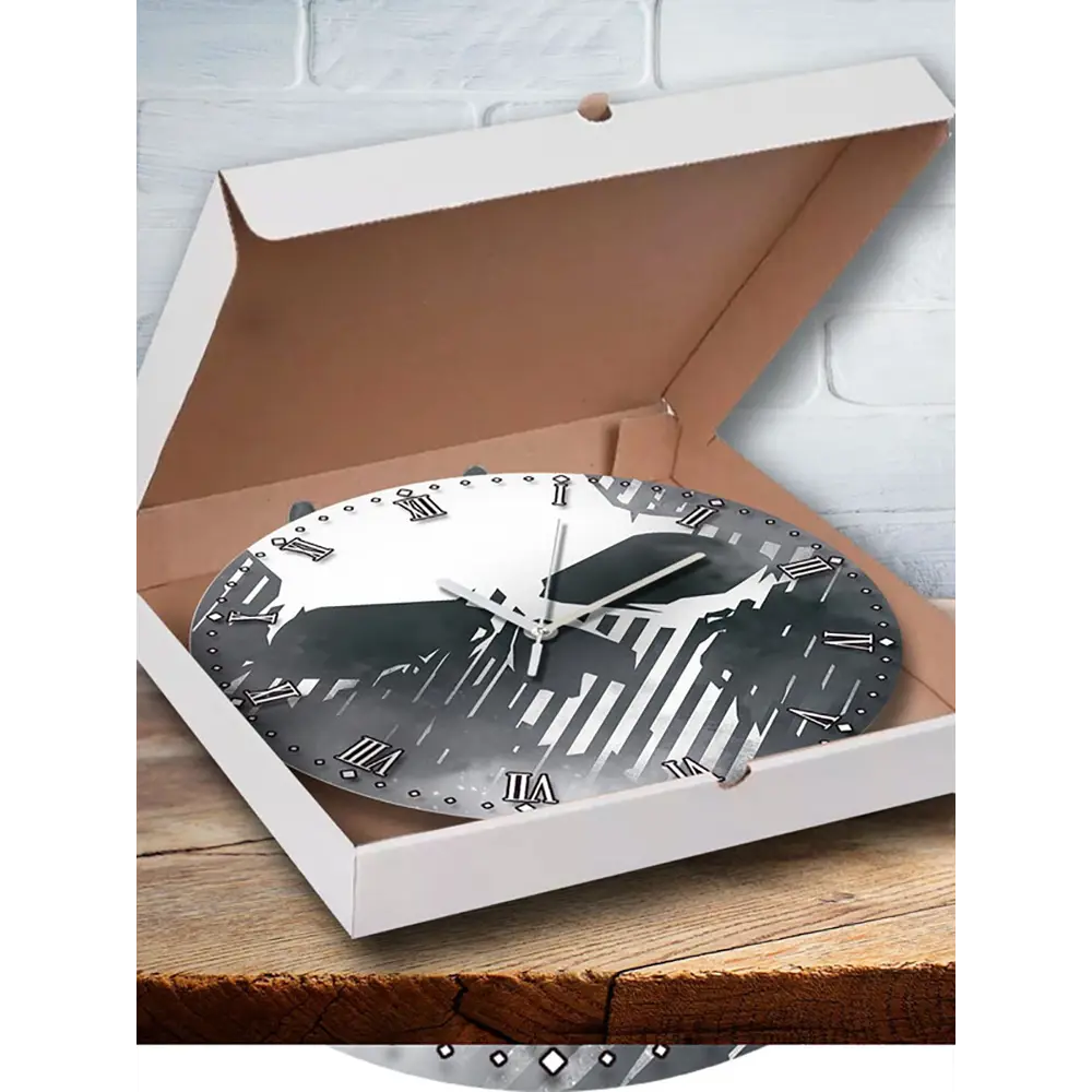 Фото 3 Настенные часы круглые 27 см Бруталити игры Ghost Recon Wildlands 5089 цвет черный