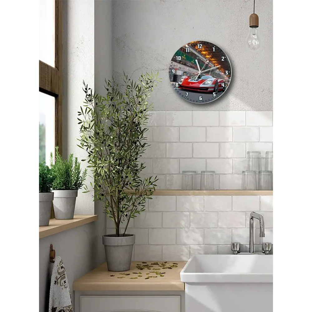 Фото 5 Настенные часы круглые 27 см Бруталити игры Gran Turismo 7 - 6474 цвет черный Фото 5 Настенные часы круглые 27 см Бруталити игры Gran Turismo 7 - 6474 цвет черный