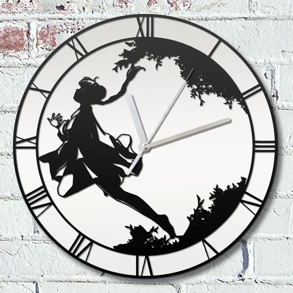 Фото Настенные часы круглые 31 см Бруталити аниме Принцесса вампиров Мию - 2384 цвет черный