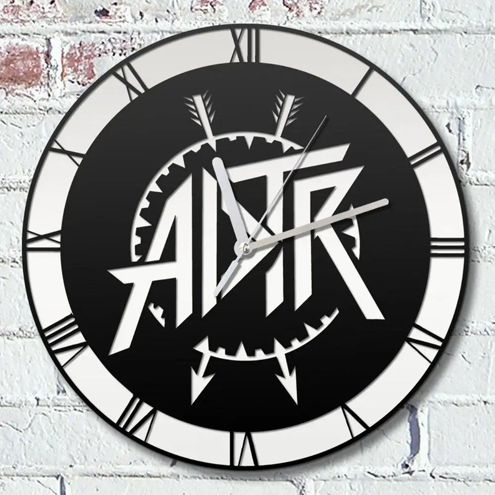 Фото Настенные часы круглые 31 см Бруталити музыка a day to remember - 2056 цвет черный Фото Настенные часы круглые 31 см Бруталити музыка a day to remember - 2056 цвет черный