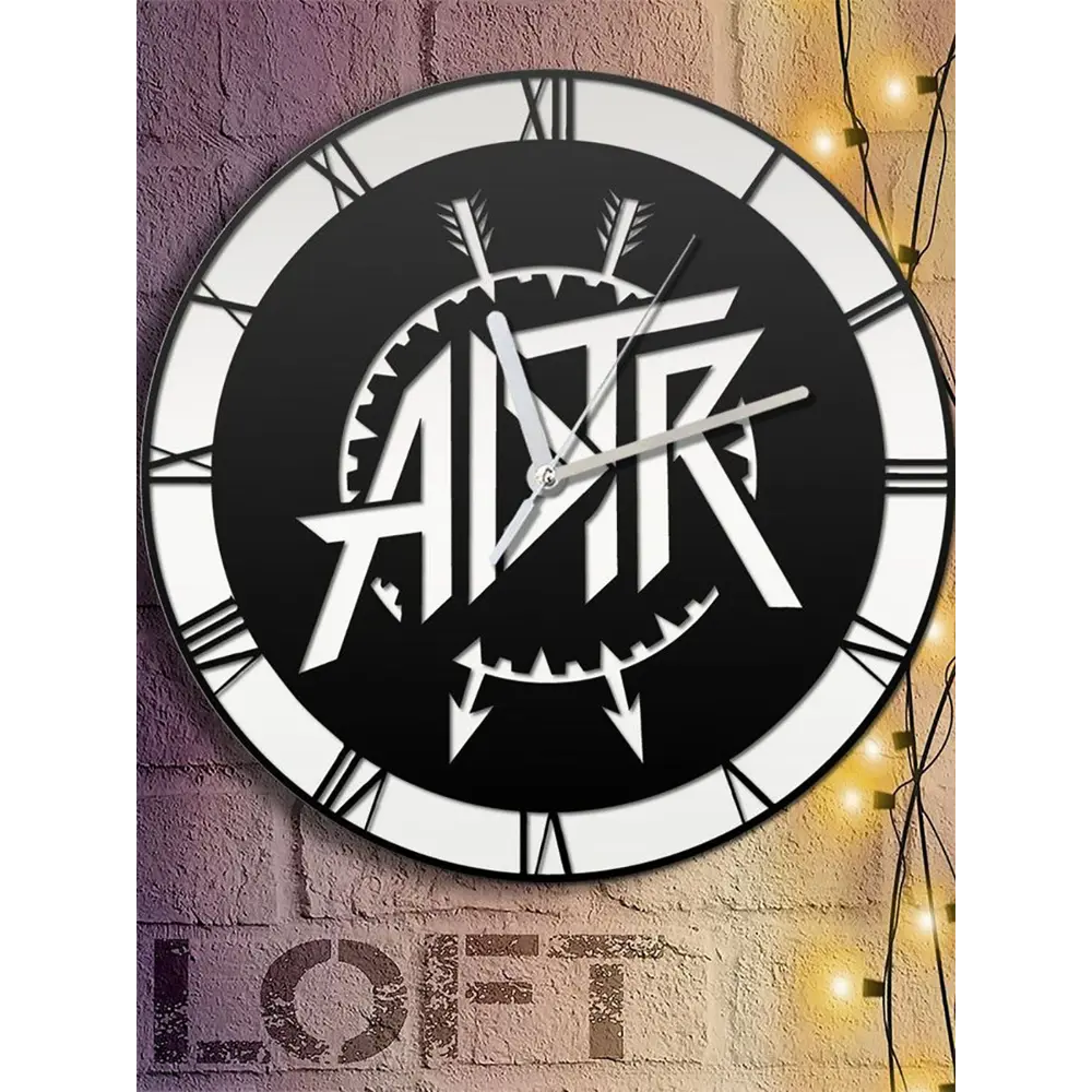 Фото 2 Настенные часы круглые 31 см Бруталити музыка a day to remember - 2056 цвет черный Фото 2 Настенные часы круглые 31 см Бруталити музыка a day to remember - 2056 цвет черный