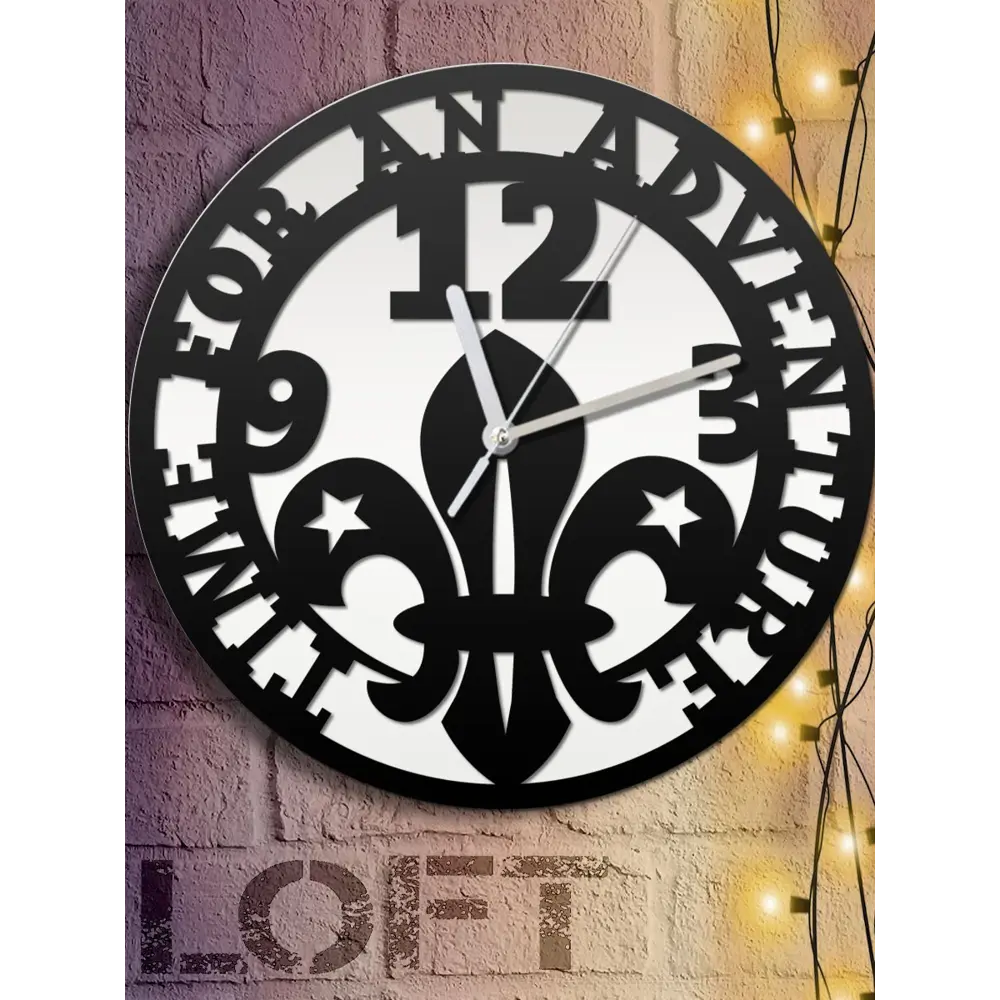 Фото 6 Настенные часы круглые 31 см Бруталити города путешествия - 275 цвет черный