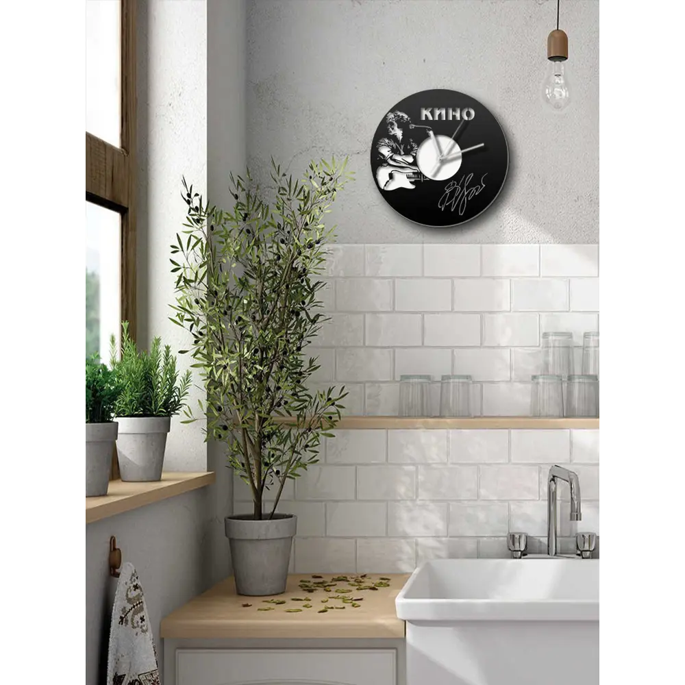 Фото 5 Настенные часы круглые 31 см Бруталити музыка - 221 цвет черный Фото 5 Настенные часы круглые 31 см Бруталити музыка - 221 цвет черный