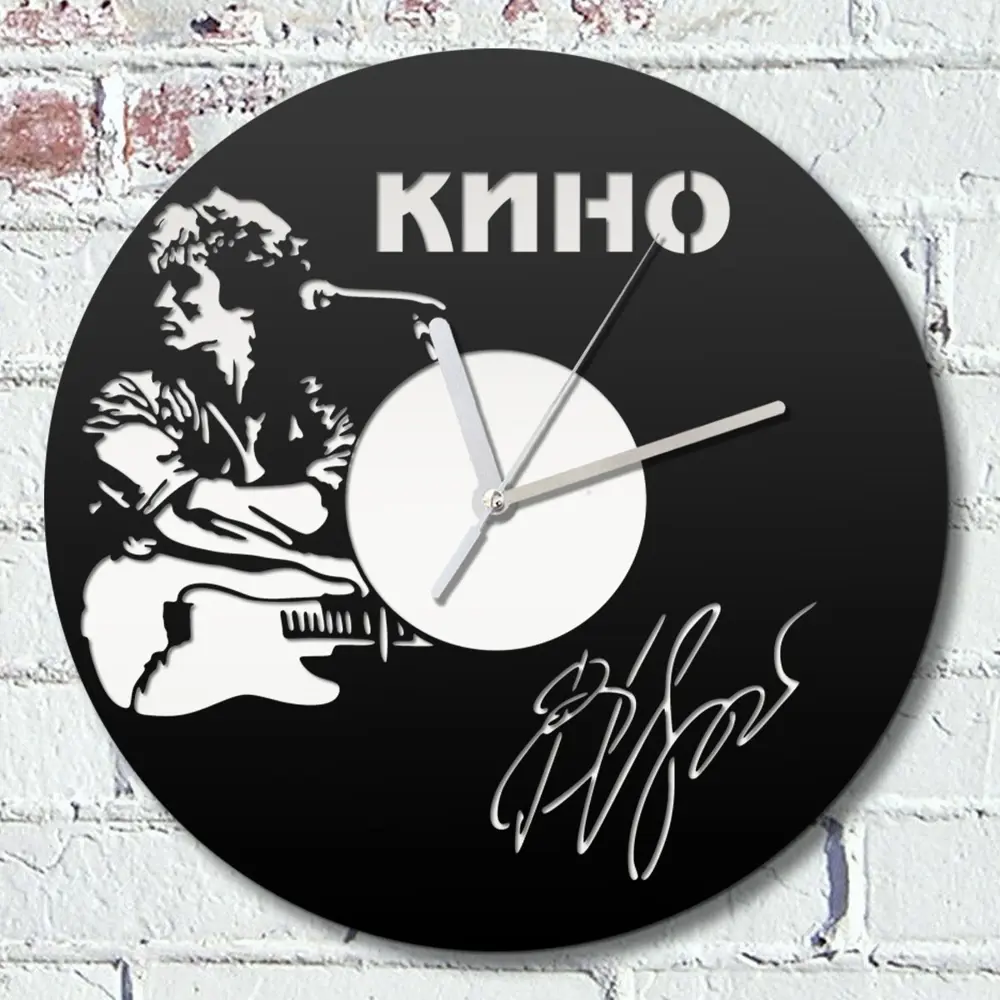 Фото Настенные часы круглые 31 см Бруталити музыка - 221 цвет черный Фото Настенные часы круглые 31 см Бруталити музыка - 221 цвет черный
