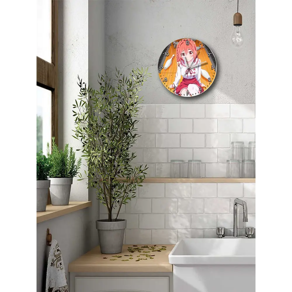 Фото 5 Настенные часы круглые 27 см Бруталити аниме Rent-A-Girlfriend 2 - 3675 цвет черный Фото 5 Настенные часы круглые 27 см Бруталити аниме Rent-A-Girlfriend 2 - 3675 цвет черный