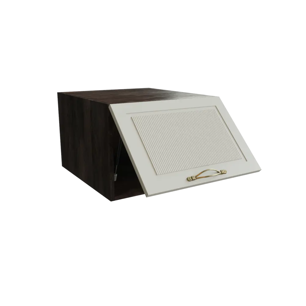 Фото 2 Навесной шкаф горизонтальный с 1-ой дверцей Сурская Мебель Моцарт 50x35.80x57.40 см МДФ цвет кальяри/кварц грей Фото 2 Навесной шкаф горизонтальный с 1-ой дверцей Сурская Мебель Моцарт 50x35.80x57.40 см МДФ цвет кальяри/кварц грей