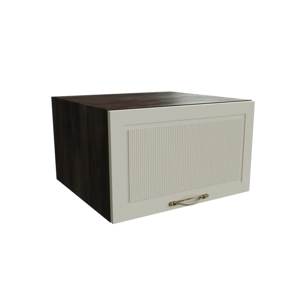 Фото Навесной шкаф горизонтальный с 1-ой дверцей Сурская Мебель Моцарт 60x35.80x57.40 см МДФ цвет кальяри/кварц грей Фото Навесной шкаф горизонтальный с 1-ой дверцей Сурская Мебель Моцарт 60x35.80x57.40 см МДФ цвет кальяри/кварц грей