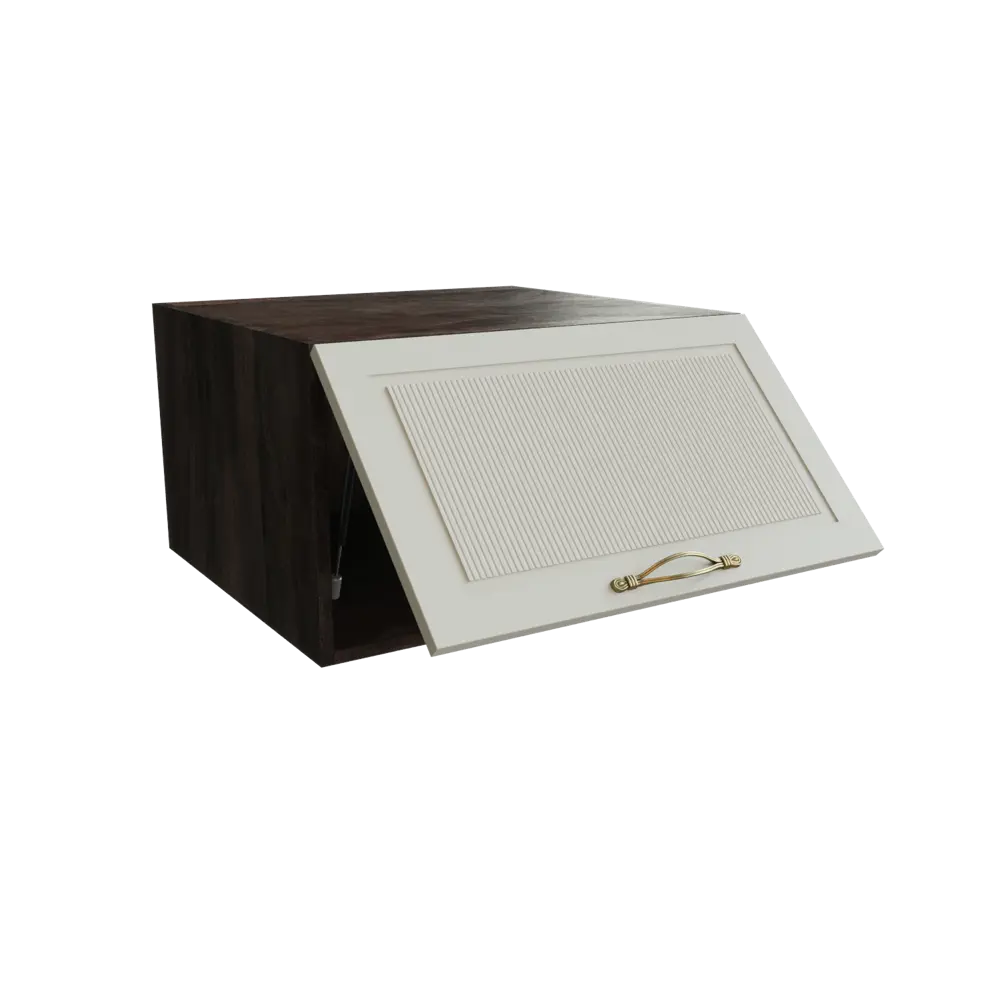 Фото 2 Навесной шкаф горизонтальный с 1-ой дверцей Сурская Мебель Моцарт 60x35.80x57.40 см МДФ цвет кальяри/кварц грей Фото 2 Навесной шкаф горизонтальный с 1-ой дверцей Сурская Мебель Моцарт 60x35.80x57.40 см МДФ цвет кальяри/кварц грей