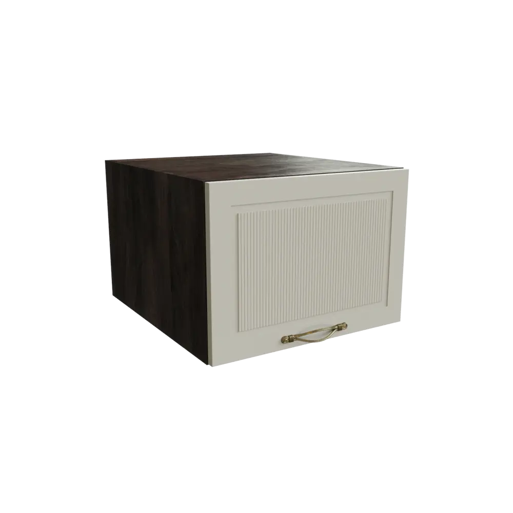 Фото Навесной шкаф горизонтальный с 1-ой дверцей Сурская Мебель Моцарт 50x35.80x57.40 см МДФ цвет кальяри/кварц грей Фото Навесной шкаф горизонтальный с 1-ой дверцей Сурская Мебель Моцарт 50x35.80x57.40 см МДФ цвет кальяри/кварц грей