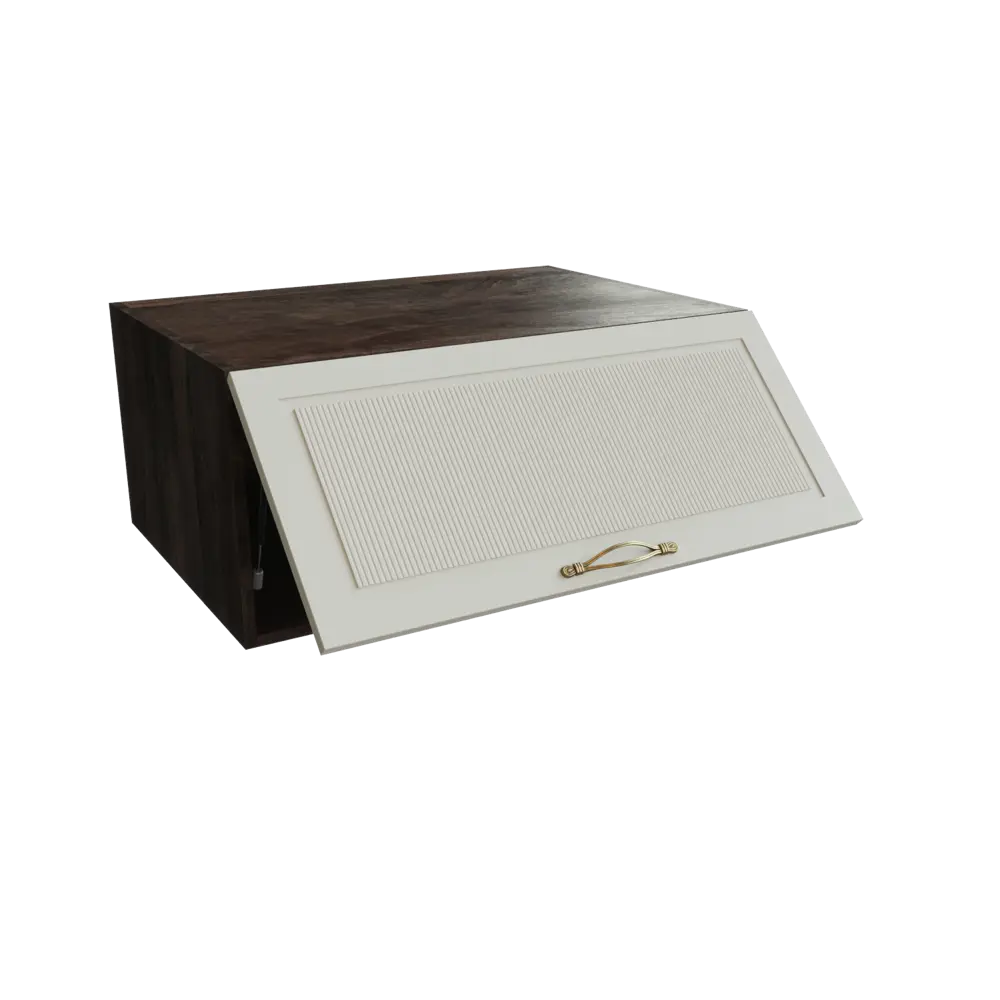 Фото 2 Навесной шкаф горизонтальный с 1-ой дверцей Сурская Мебель Моцарт 80x35.80x57.40 см МДФ цвет кальяри/кварц грей Фото 2 Навесной шкаф горизонтальный с 1-ой дверцей Сурская Мебель Моцарт 80x35.80x57.40 см МДФ цвет кальяри/кварц грей