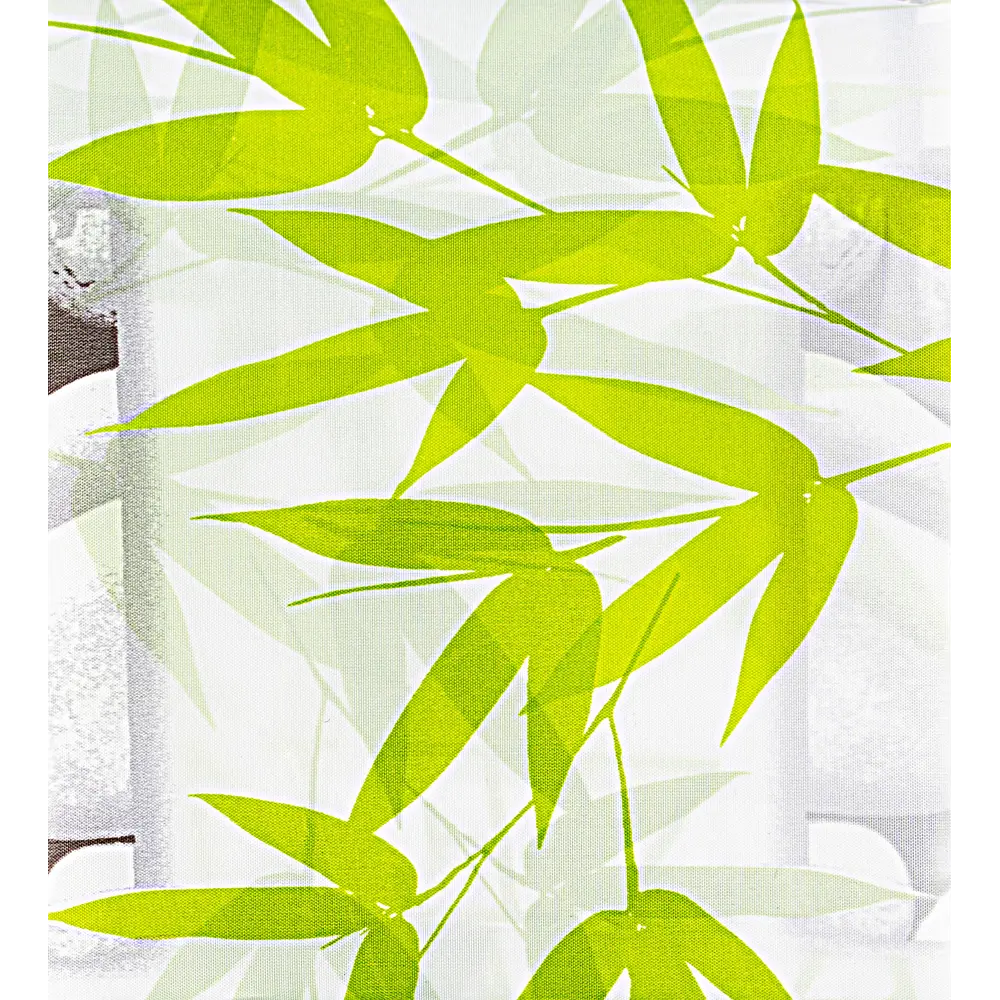 Фото 2 Шторка для ванной комнаты GINI АС-14-01 180x180см цвет зеленый