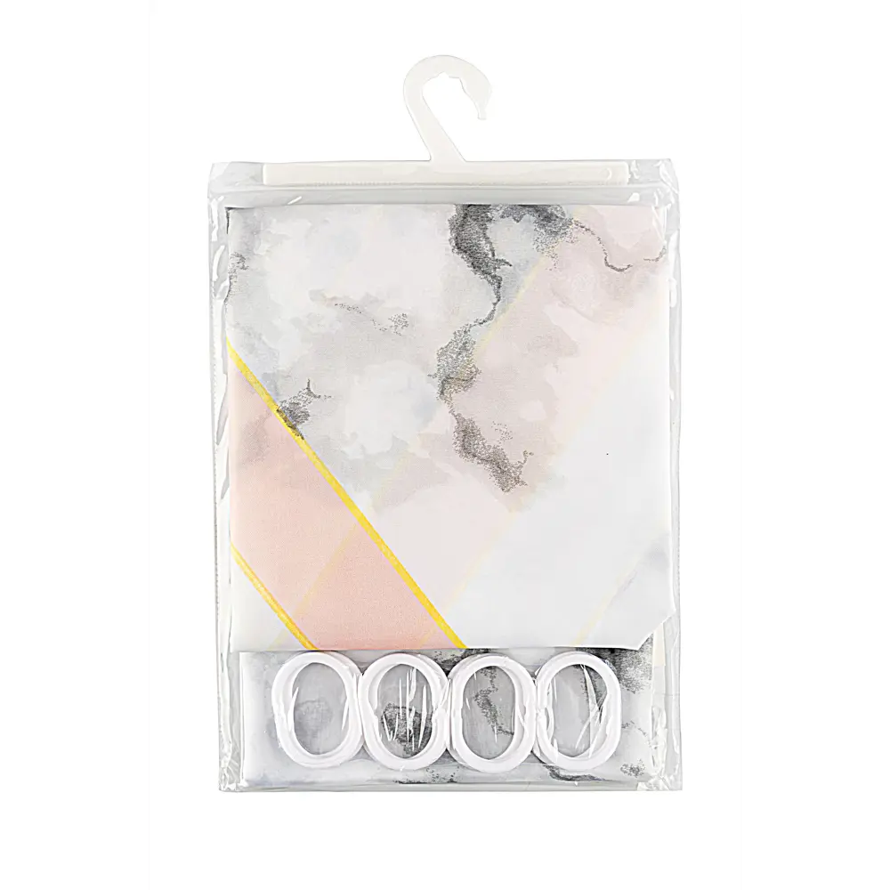 Фото 4 Шторка для ванной комнаты GINI АС-17-01 180x180см цвет серый/серебристый Фото 4 Шторка для ванной комнаты GINI АС-17-01 180x180см цвет серый/серебристый