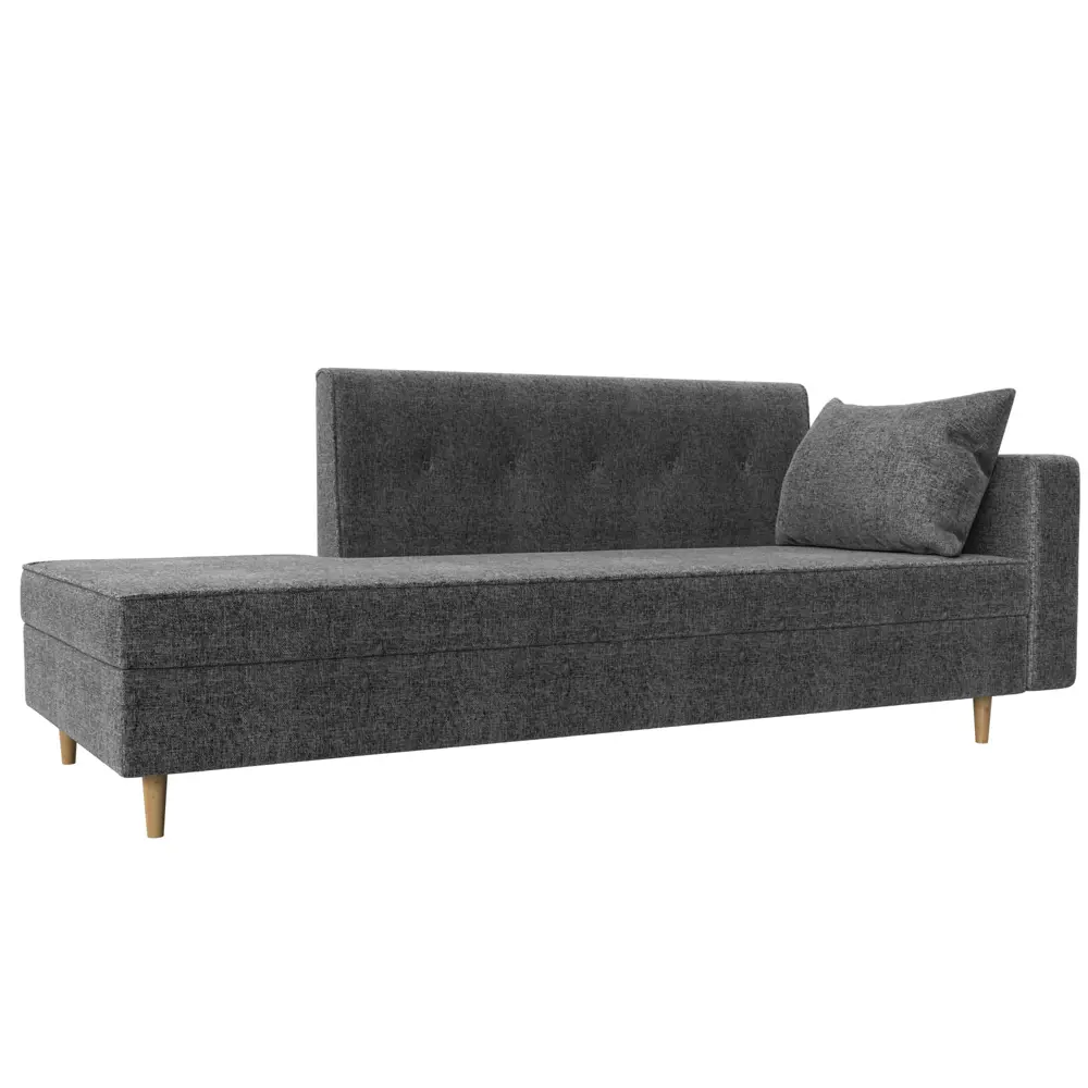 Фото Диван Лига Диванов Селена 105239 214x83x85 см рогожка цвет серый Фото Диван Лига Диванов Селена 105239 214x83x85 см рогожка цвет серый