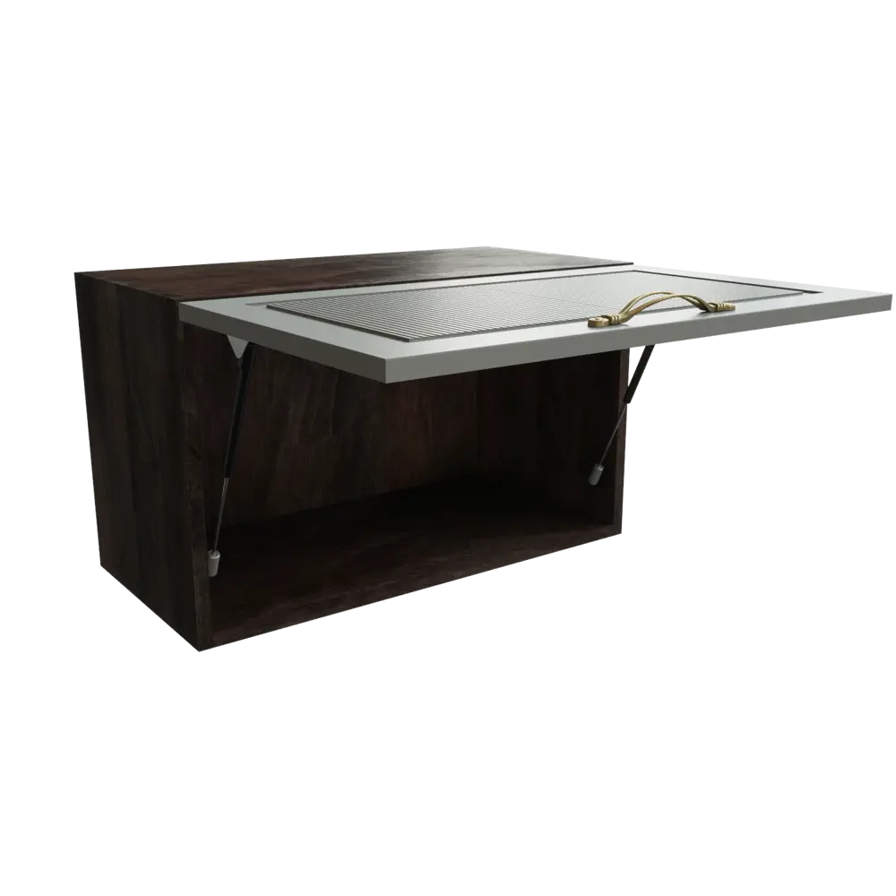 Фото 3 Навесной шкаф горизонтальный с 1-ой дверцей Сурская Мебель Моцарт 60x35.80x31.80 см МДФ цвет кальяри/монблан Фото 3 Навесной шкаф горизонтальный с 1-ой дверцей Сурская Мебель Моцарт 60x35.80x31.80 см МДФ цвет кальяри/монблан