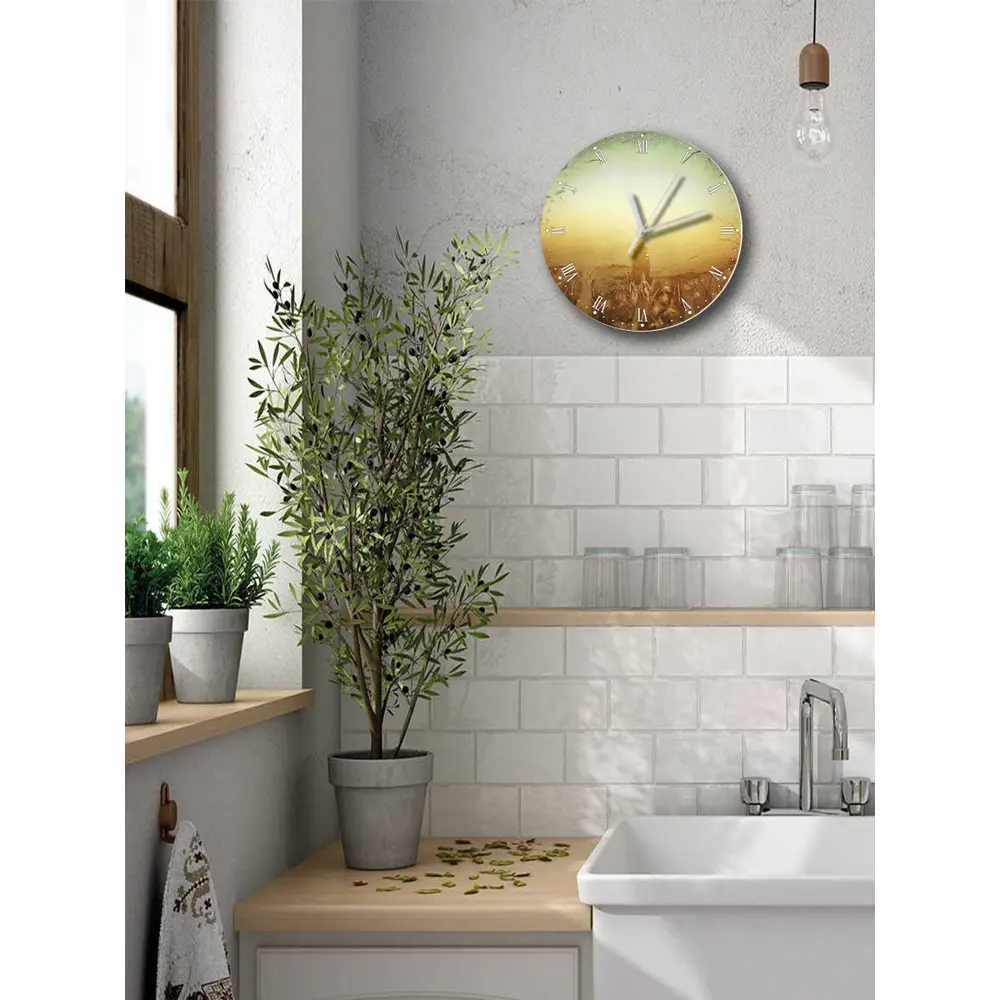 Фото Настенные часы круглые 27 см Бруталити игры Max Payne 3 - 4373 цвет черный