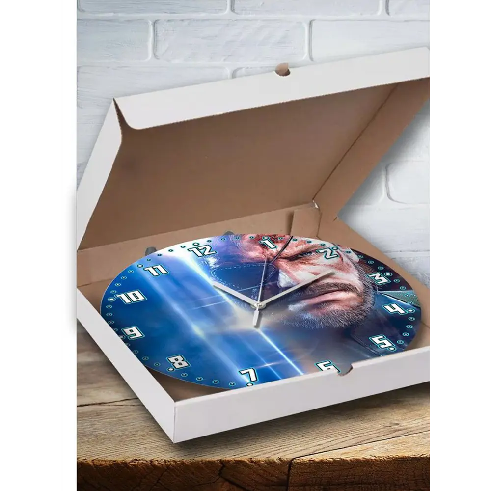 Фото 3 Настенные часы круглые 27 см Бруталити игры Metal Gear Solid V Ground Zeroes - 6390 цвет черный