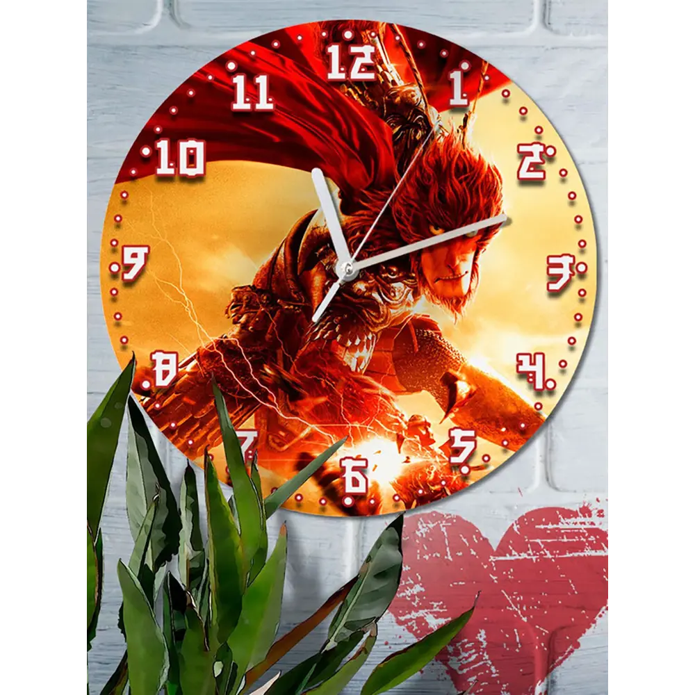 Фото 6 Настенные часы круглые 27 см Бруталити игры Monkey King Hero is Back 5181 цвет черный Фото 6 Настенные часы круглые 27 см Бруталити игры Monkey King Hero is Back 5181 цвет черный