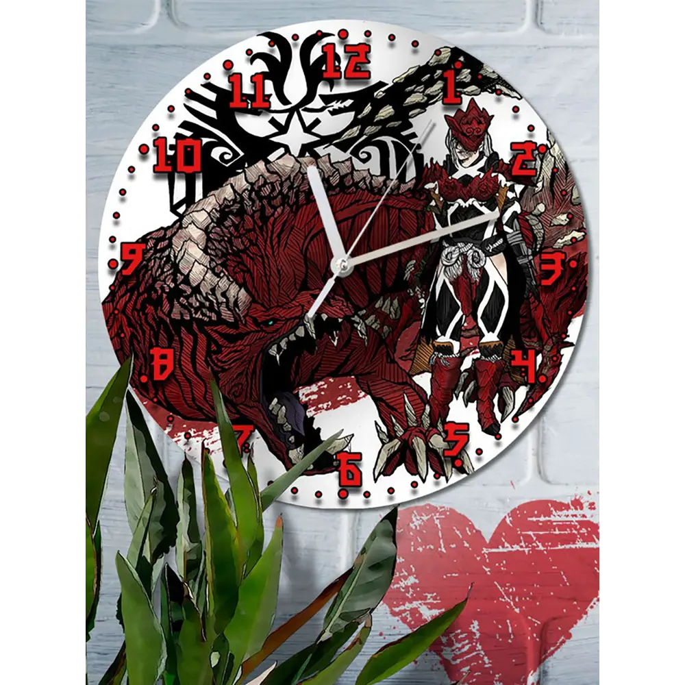 Фото 6 Настенные часы круглые 27 см Бруталити игры Monster Hunter World 5007 цвет черный Фото 6 Настенные часы круглые 27 см Бруталити игры Monster Hunter World 5007 цвет черный
