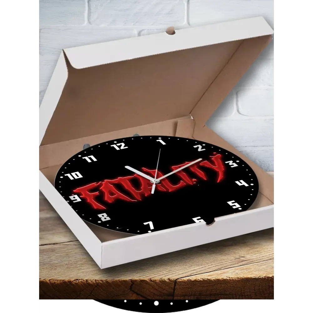 Фото Настенные часы круглые 27 см Бруталити Игры Mortal Kombat 3 Ultimate - 2456 цвет черный