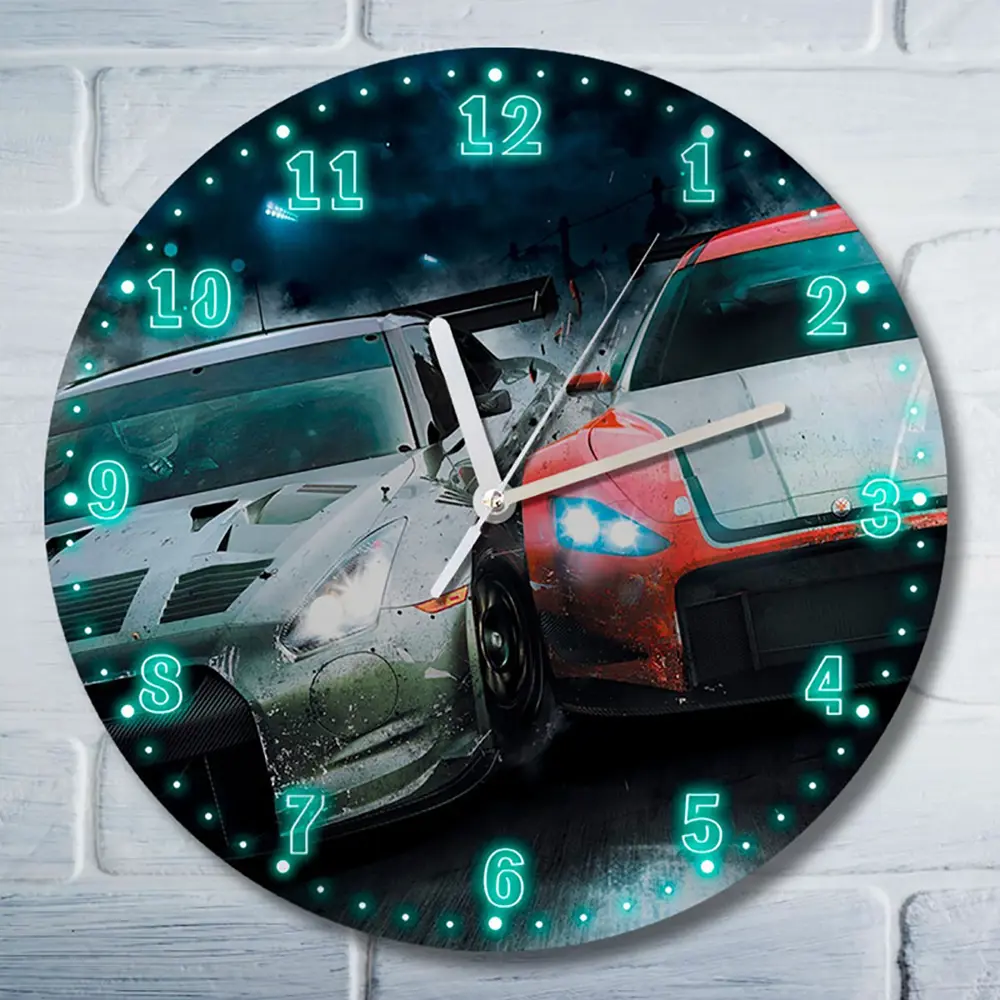 Фото Настенные часы круглые 27 см Бруталити Игры Need For Speed Shift 2 2837 цвет черный Фото Настенные часы круглые 27 см Бруталити Игры Need For Speed Shift 2 2837 цвет черный