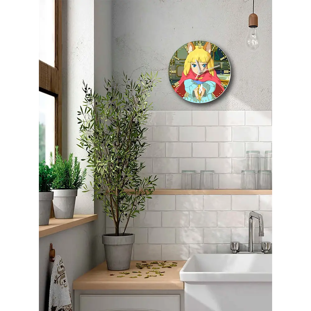 Фото 5 Настенные часы круглые 27 см Бруталити игры Ni no Kuni II Возрождение Короля 5182 цвет черный Фото 5 Настенные часы круглые 27 см Бруталити игры Ni no Kuni II Возрождение Короля 5182 цвет черный