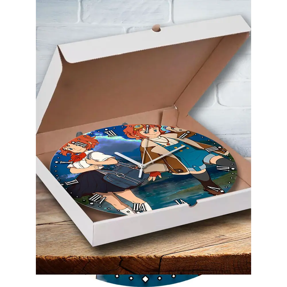 Фото 3 Настенные часы круглые 27 см Бруталити игры Ni no Kuni II Возрождение Короля 5185 цвет черный