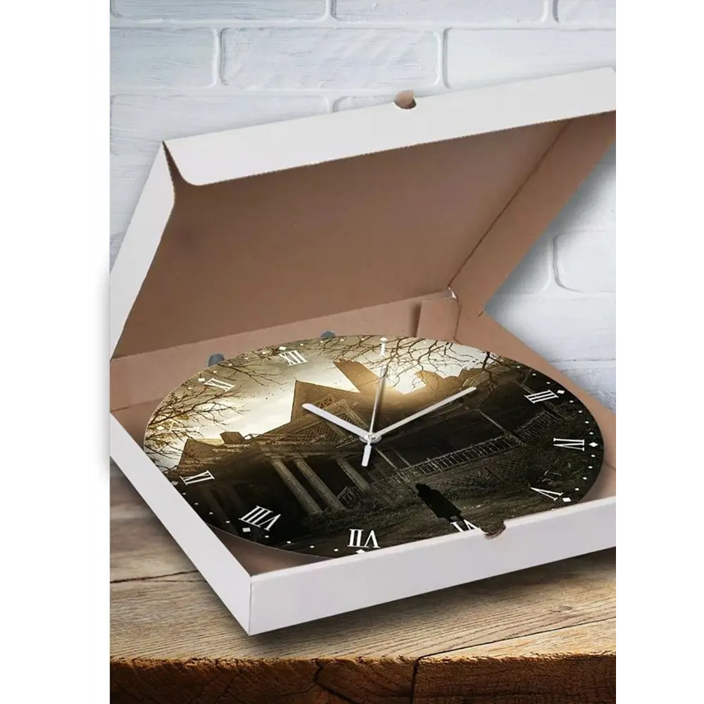 Фото 3 Настенные часы круглые 27 см Бруталити игры Resident Evil 7 Biohazard - 6152 цвет черный