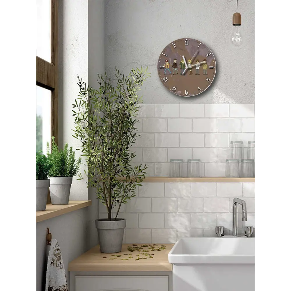 Фото 2 Настенные часы круглые 27 см Бруталити игры Silent Hill HD Collection - 4542 цвет черный