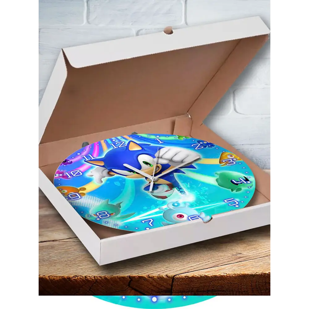 Фото 3 Настенные часы круглые 27 см Бруталити игры Sonic Colours Ultimate 5072 цвет черный Фото 3 Настенные часы круглые 27 см Бруталити игры Sonic Colours Ultimate 5072 цвет черный