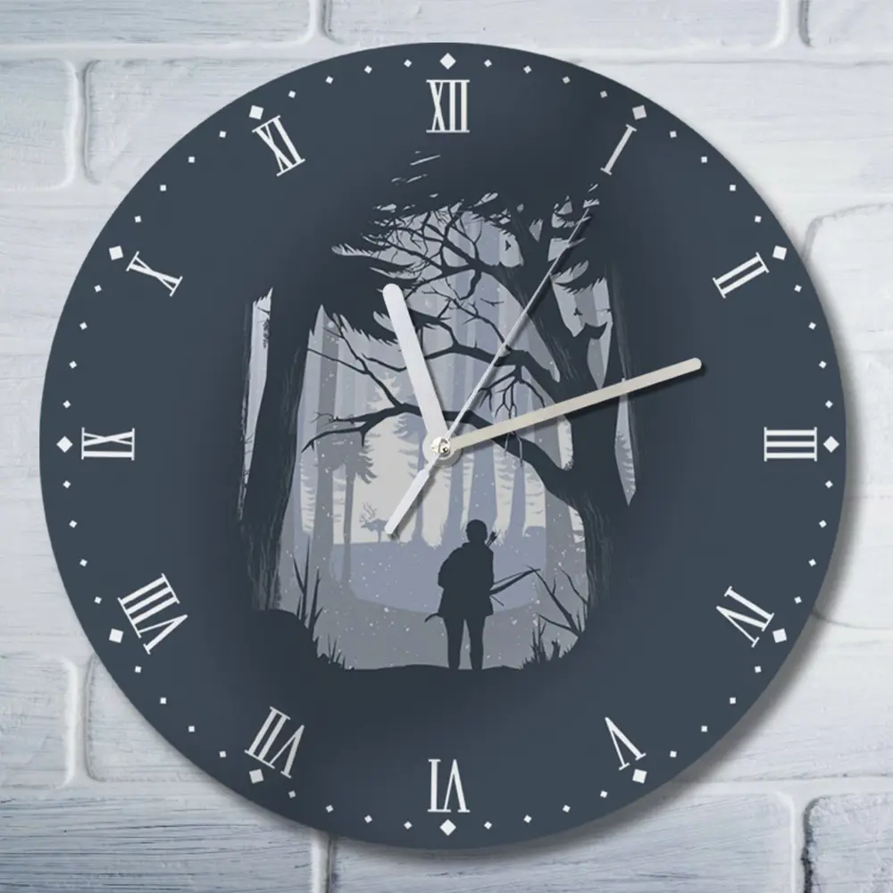 Фото Настенные часы круглые 27 см Бруталити игры the last of us 2 одни из нас 2 - 4301 цвет черный Фото Настенные часы круглые 27 см Бруталити игры the last of us 2 одни из нас 2 - 4301 цвет черный