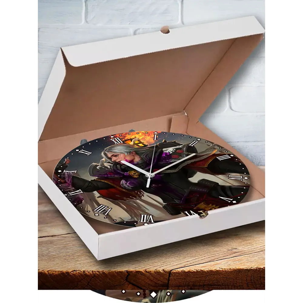 Фото 3 Настенные часы круглые 27 см Бруталити игры Warhammer 40000 Space Marine 4703 цвет черный