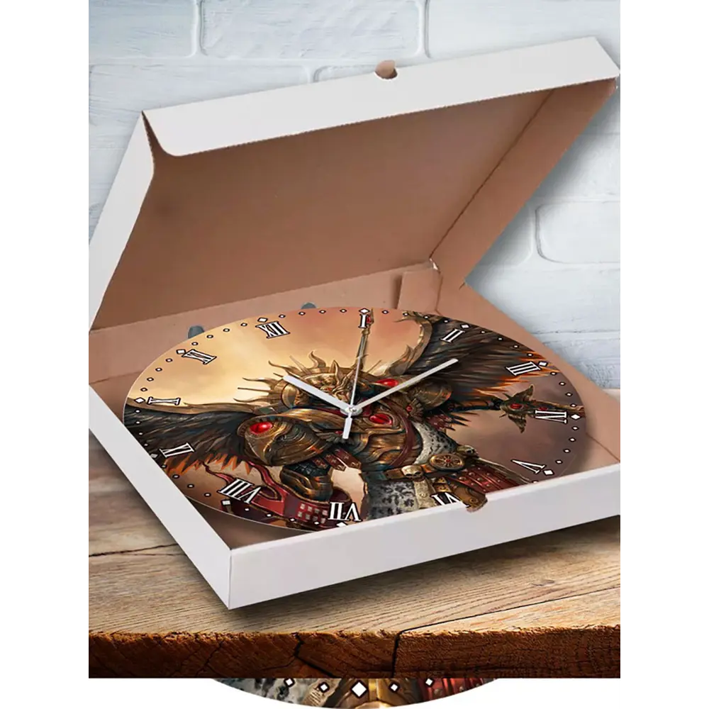 Фото 3 Настенные часы круглые 27 см Бруталити игры Warhammer 40000 Space Marine 4705 цвет черный