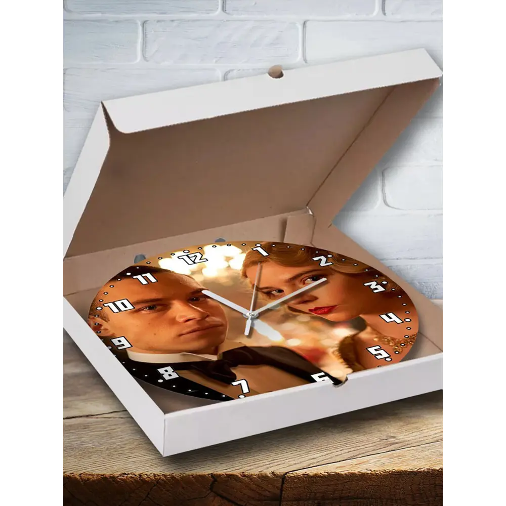 Фото 3 Настенные часы круглые 27 см Бруталити сериалы Peaky Blinders - 4037 цвет черный