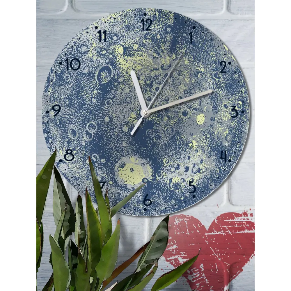 Фото Настенные часы круглые 27 см Бруталити фэнтези природа луна - 3097 цвет черный Фото Настенные часы круглые 27 см Бруталити фэнтези природа луна - 3097 цвет черный