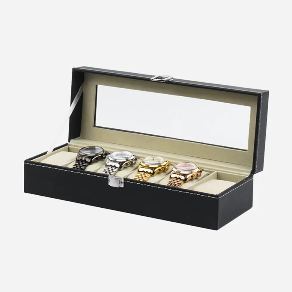 Фото 2 Декоративная шкатулка Clox W04 11x8 см цвет черный