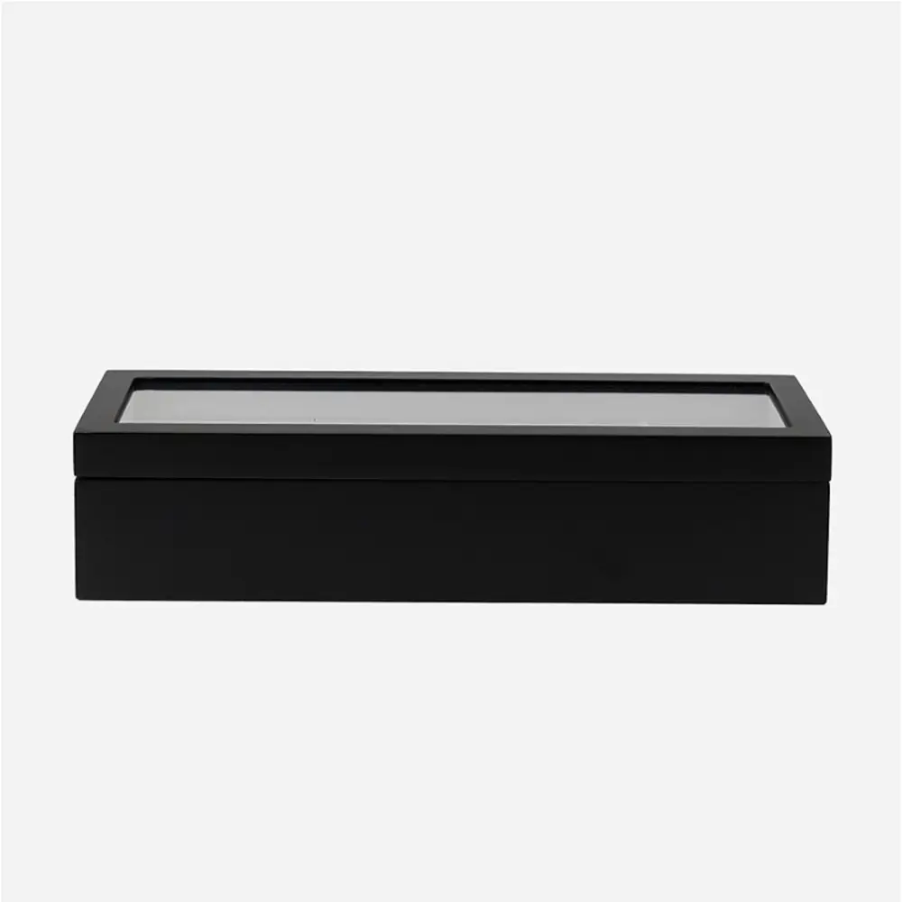 Фото 4 Декоративная шкатулка Clox W112-B 11x8 см цвет черный Фото 4 Декоративная шкатулка Clox W112-B 11x8 см цвет черный